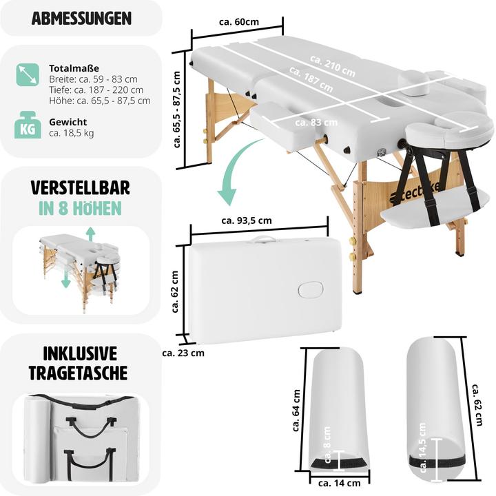 Produktbild tectake Massageliege