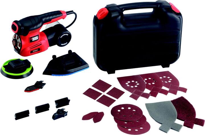 Actual product image Black & Decker Autoselect® 4-in-1 Multisander KA280K (Multi sanders, 220 W)
