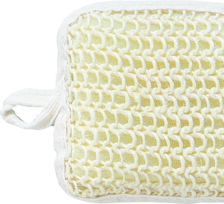 Immagine prodotto MSV Spugna esfoliante in sisal 18,5 x 10,5 cm, bianco