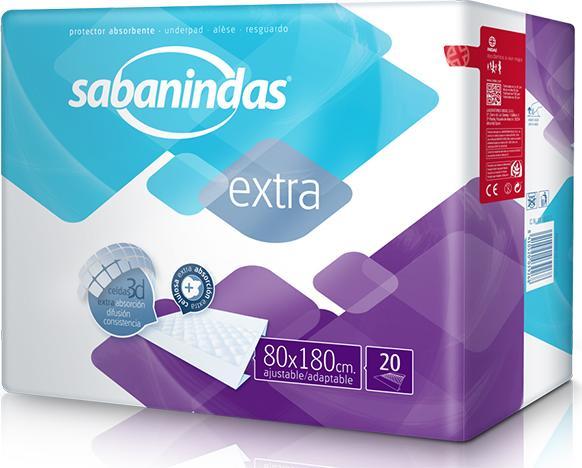 Actual product image Sabanindas Classic bed pads (60x60 cm) (25 x, Regular)