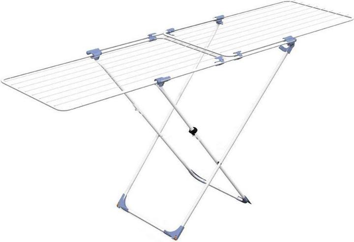 Actual product image Lumarko Clothes horse Gimi Duo Stainless steel 209 x 60 x 97 cm White Extendable