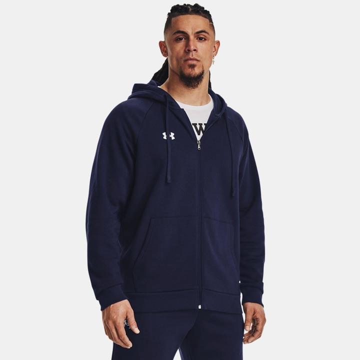 Actual product image Under Armour Rival Fleece Full Zip Hooded Jacket Mens (S)