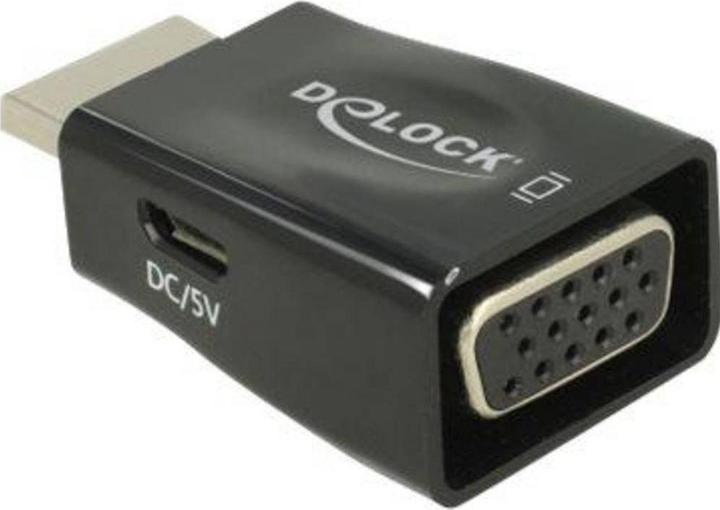Actual product image Delock Monitor adapter HDMI-A to (VGA, 3.90 cm)