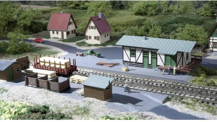 Produktbild Auhagen 14451 N Güterschuppen mit Lade