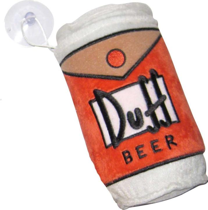 Immagine prodotto United Labels Mini cuscino dei Simpson con ventosa Duff Beer 18 cm (15 cm)