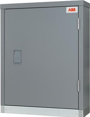 Actual product image ABB Metalskab Flexi-line 1000Skab HxWxD: 1120x850x315mmRAL 7015 mørkegrå