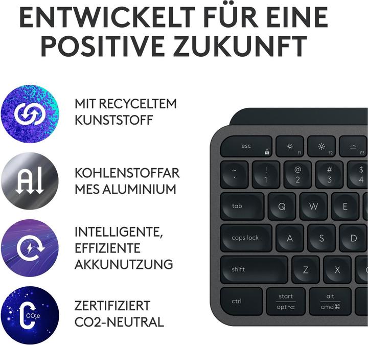 Image du produit Logitech MX Keys S (CH, Sans fil)
