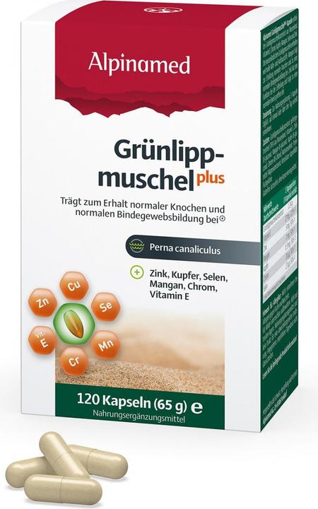Produktbild Alpinamed Grünlippmuschel (120 Stück, Kapseln, 100 g)