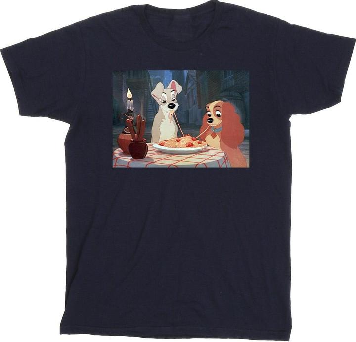 Disney Lady And The Tramp Spaghetti Photo TShirt