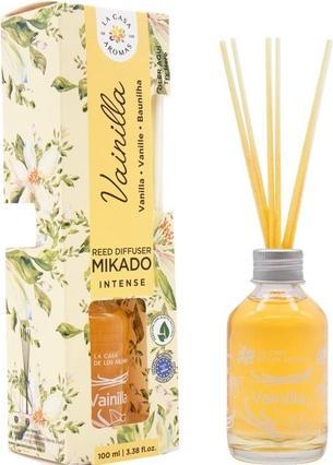 LA CASA DE LOS AROMAS Mikado Intense patyczki zapachowe Wanilia 100ml (Reinigungsmilch, 100 ml)