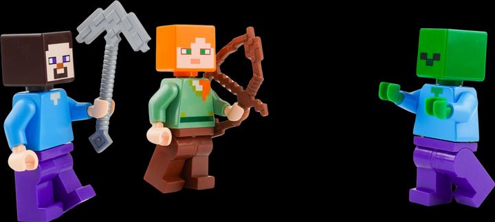 Produktbild LEGO Minecraft Mini-Set Steve, Alex & Zombie - NEU! Menge 1x