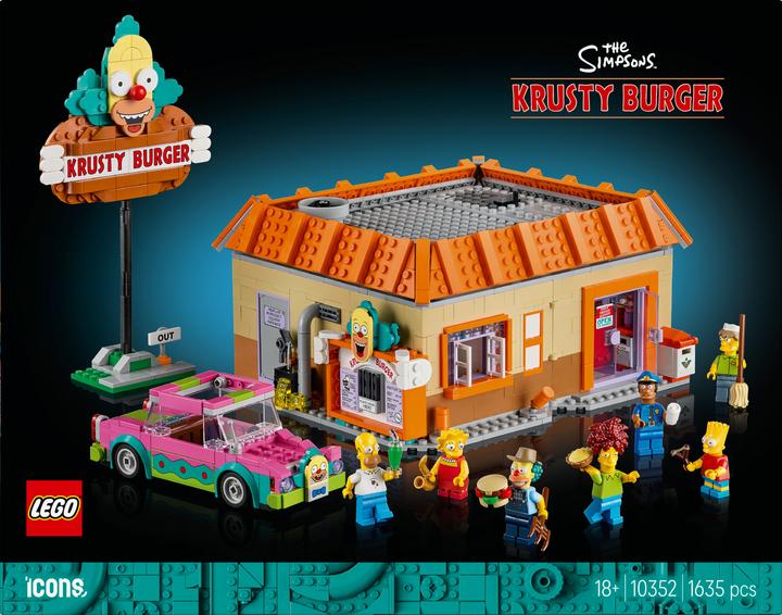 Actual product image LEGO 10352 The Simpsons: Krusty Burger (10352, LEGO Icons)