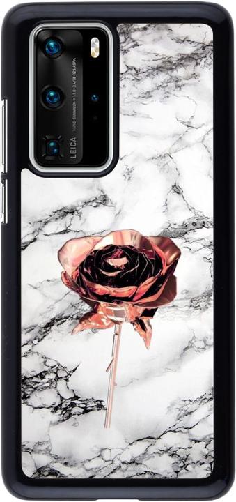 Produktbild PhoneLook Hülle Marble Rose Gold (Huawei P40 Pro)