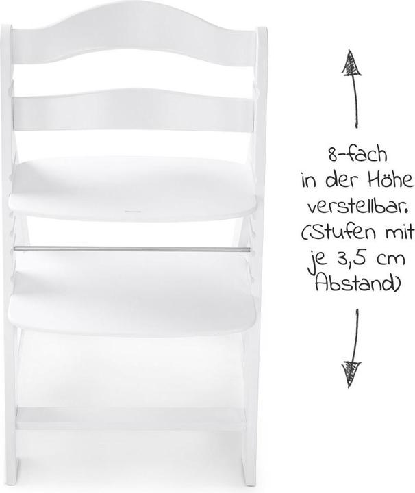Produktbild Hauck Hochstühle Hochstuhl Alpha Plus White - im Sparset inkl. (Hochstuhl)