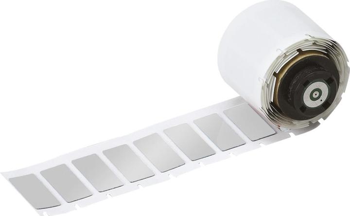 Produktbild Brady M7-2-7593-SL, EPREP, Polyester, Silber, glänzend, 27.00 x 12.50 mm, permanent (250 E.)