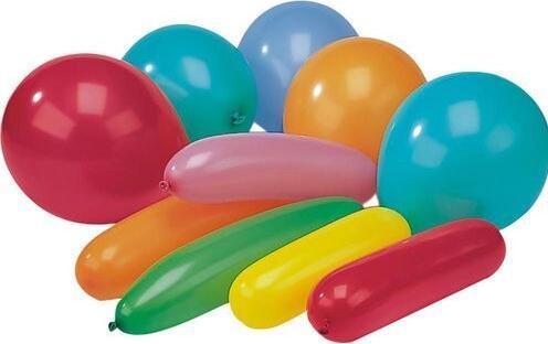 Papstar Luftballons, Farben und Formen sortiert (20 x)