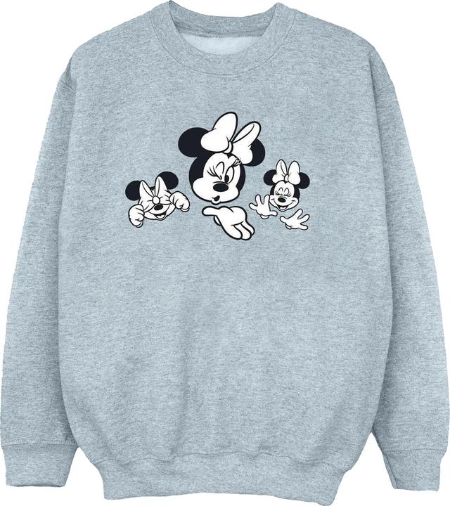Disney Minnie Mouse Three Faces Sweatshirt (L)