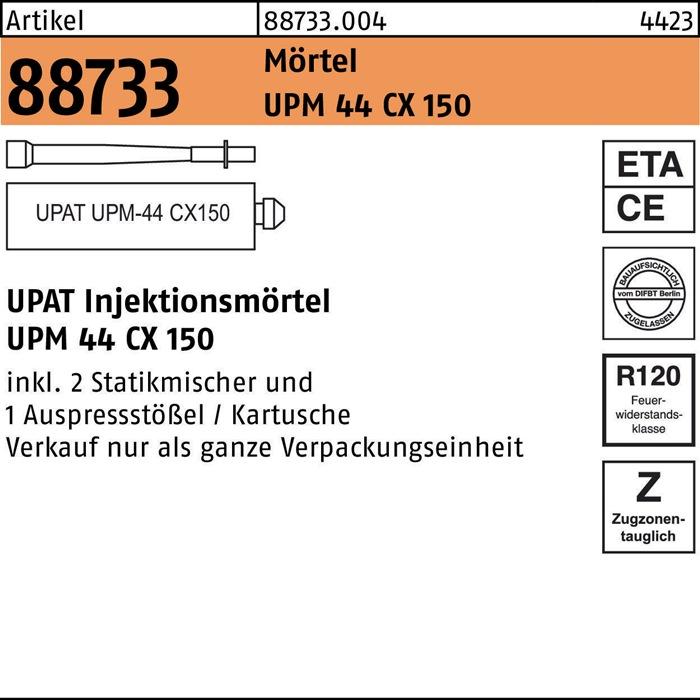 Upat ART 88733 Verbundmörtel UPM 44 CX150 220 g S (548 g)