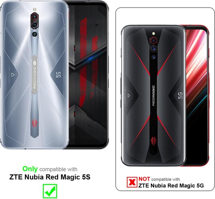 Immagine prodotto Cadorabo Vetro di protezione del display (1 Pezzo/i, ZTE Nubia Red Magic 5S)