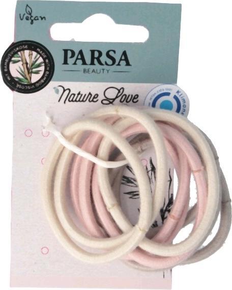 Parsa Beauty PARSA Nature Love Haargummi, beige, rosa Bambus-Viskose (Haargummi)