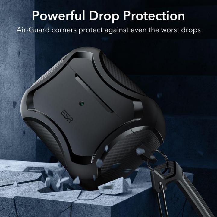 Immagine prodotto ESR Cyber Armor Halolock Magsafe Apple Airpods Pro 1 / 2 Nero (Borsa per cuffie)