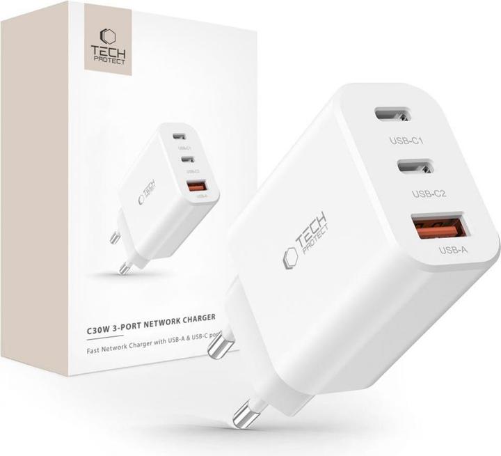 Actual product image Tech-Protect Network Charger (30 W)