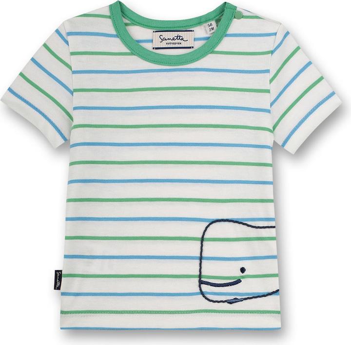 Sanetta Baby T-Shirt Ringel Little Whale