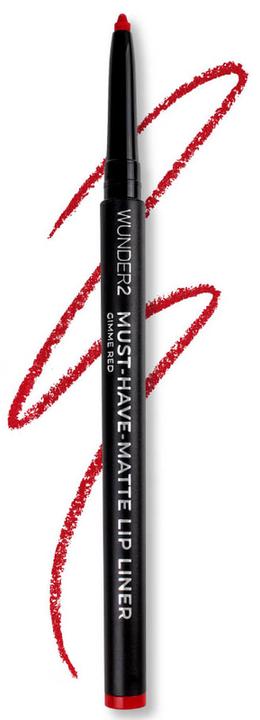 Actual product image Wunder2 Must-Have Matte Lip Liner Grimme red 0.35 gr
