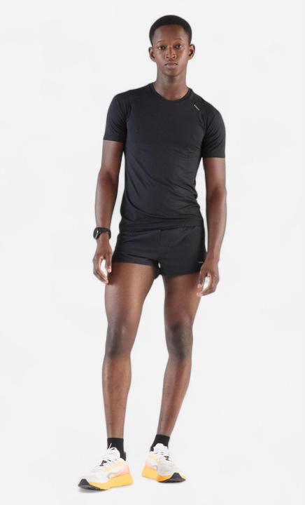 Image du produit Kiprun T-SHIRT DE RUNNING 500 CONFORT SLIM noir fumé (XL)