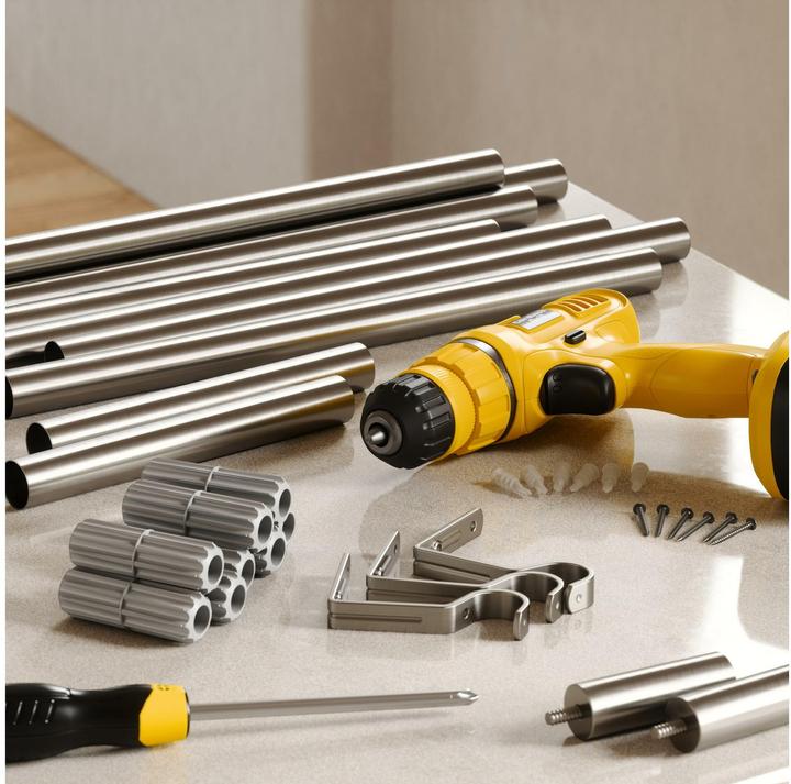 Produktbild Umbra Vorhangstange Zen 163 - 325 cm, Silber