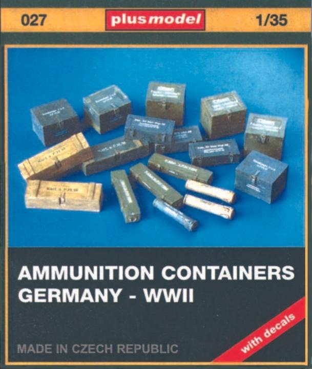 Produktbild Plus Model Deutsche Munitionskisten WW II