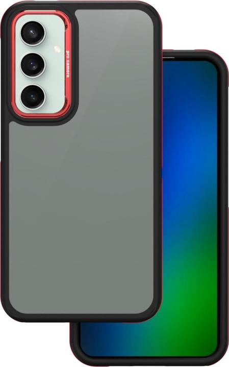 Actual product image OEM Crystal Black case for Samsung Galaxy S23 FE red (Samsung Galaxy S23 FE)