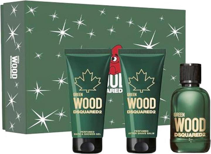 Actual product image Dsquared2 Dsquared² Wood Green Men Christmas 2023 Eau de Toilette 100 / Body Smoother / After Shave Balm (Eau de toilette, 100 ml)