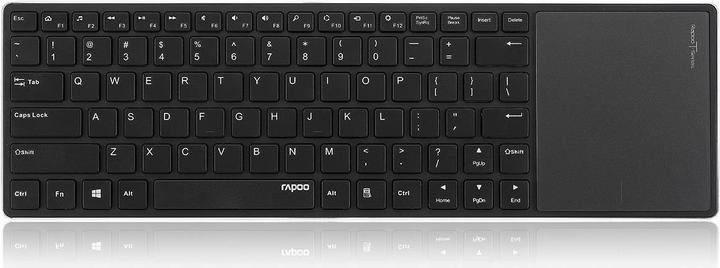 Rapoo Wireless Keyboard mit Touchpad E2800 (CH, Kabellos)