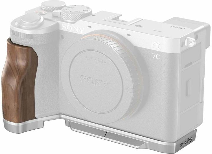 Produktbild SmallRig L-Shape Mount Plate with Wooden Handle (Griff, Diverses Video Zubehör)