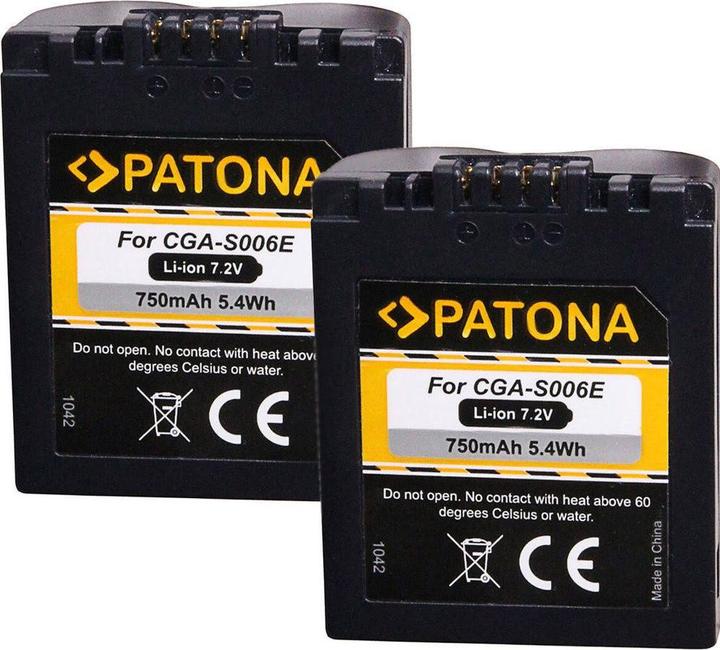 Produktbild Patona Panasonic CGA-S006E (Kamera Akku)