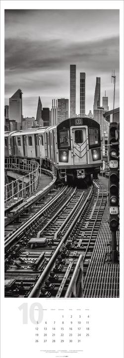 Actual product image New York XXL Kalender 2026 (34 x 98 cm, German)