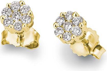 Breuning OHRSCHMUCK - BRILL. 0,15 Ct. H/si (750/18 K Gold)