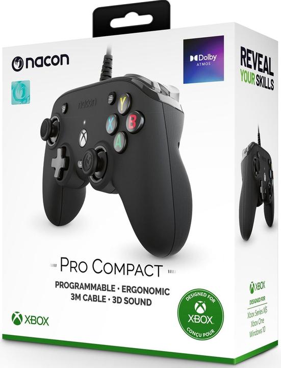 Image du produit Nacon Gaming Contrôleur Pro Compact (Xbox Series S, Xbox One S, PC, Xbox One X, Xbox Series X)