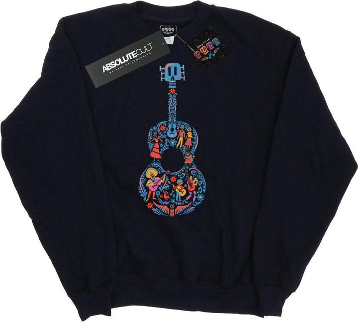 Immagine prodotto Disney Coco Guitar Pattern Felpa Donna (L)