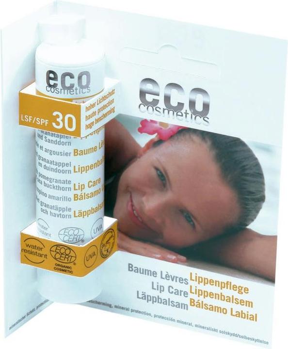 Eco Cosmetics Lip Care SPF 30 (Sonnenstick, Sonnencreme Gesicht, SPF 30, 4 g)
