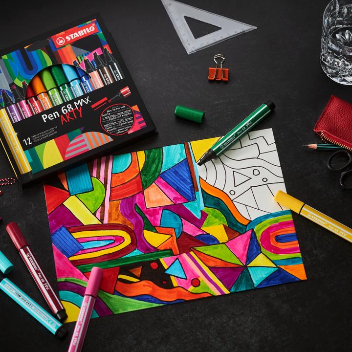 Produktbild STABILO Pen 68 Max Mittelgrau (Mittelgrau, 1 x)