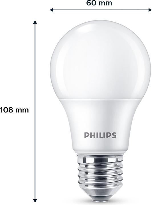 Produktbild Philips LED Bulbs (E27, 8 W, 806 lm, 2 x, F)