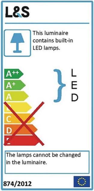 Label énergétique L&S Bande LED Tudo Eco Blanc neutre 12 V 9,6 W/m L.15m l.8mm (Blanc neutre, 1500 cm, Intérieur)