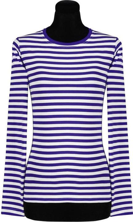 Produktbild Thetru Damen Ringelshirt langarm blau-weiss – alltagstauglich (XXL)