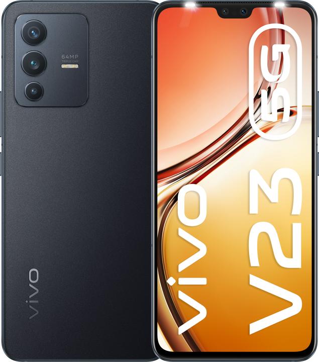 Produktbild Vivo V23 5G (256 GB, Stardust Black, 6.40", Dual SIM, 64 Mpx, 5G)
