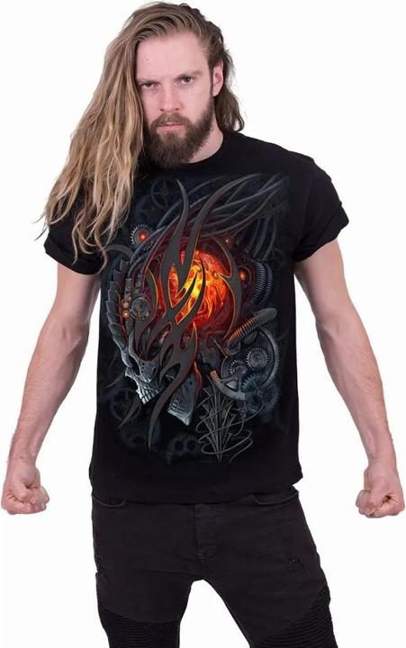 Produktbild Spiral Steampunk Skull TShirt (4XL)