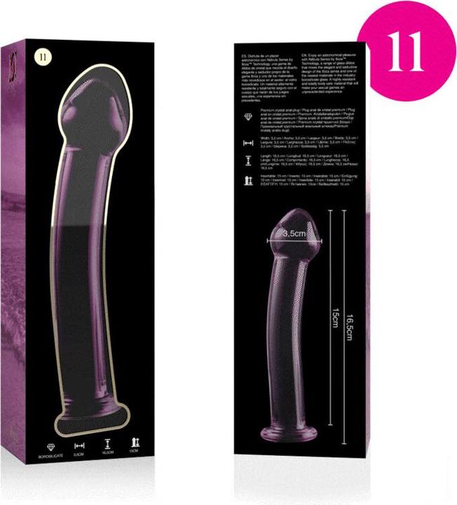 Produktbild Ibiza NEBULA SERIES BY ™ - MODELL 10 DILDO BOROSILIKATGLAS 16,5 X 3,5 CM ROSA