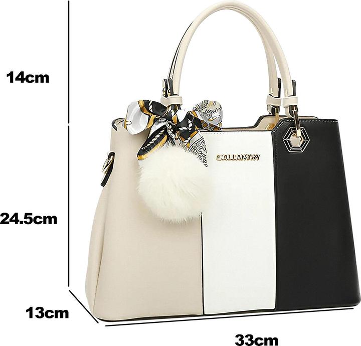 Immagine prodotto Gallantry M-9354-3-BGWHITEBLACK Handtasche