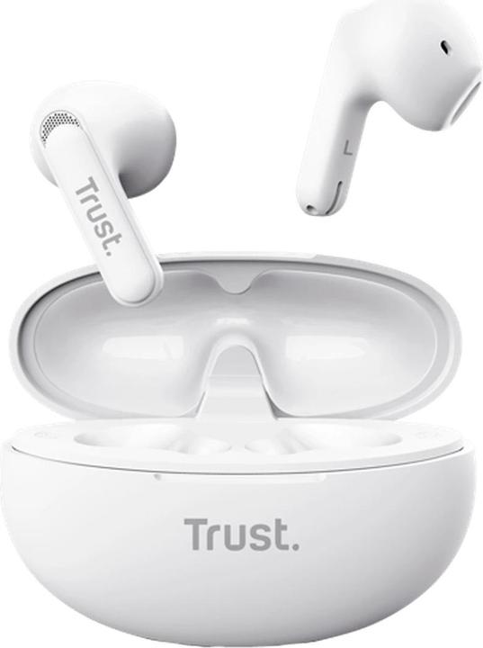 Actual product image Trust Yavi Bt Enc Earphones White (ANC, 6 h, Cable)